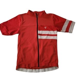 BONTRAGER Red Full Zip Short‎ Sleeve Cycling Jersey Men’s S